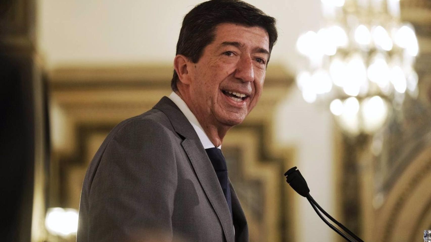El candidato de Cs, Juan Marín.