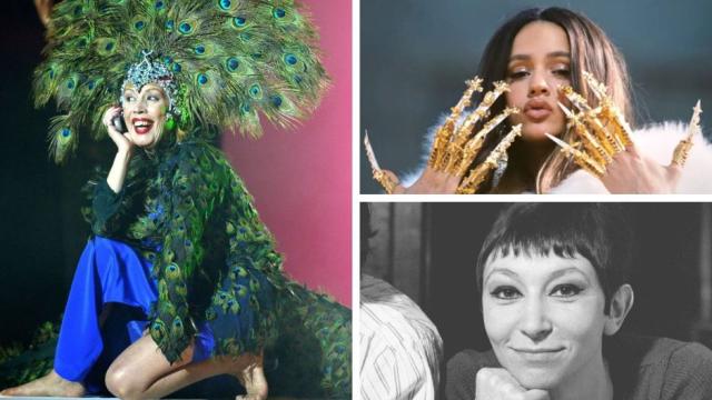Un collage con imágenes de María Jiménez, Rosalia y Brigitte Fontaine.