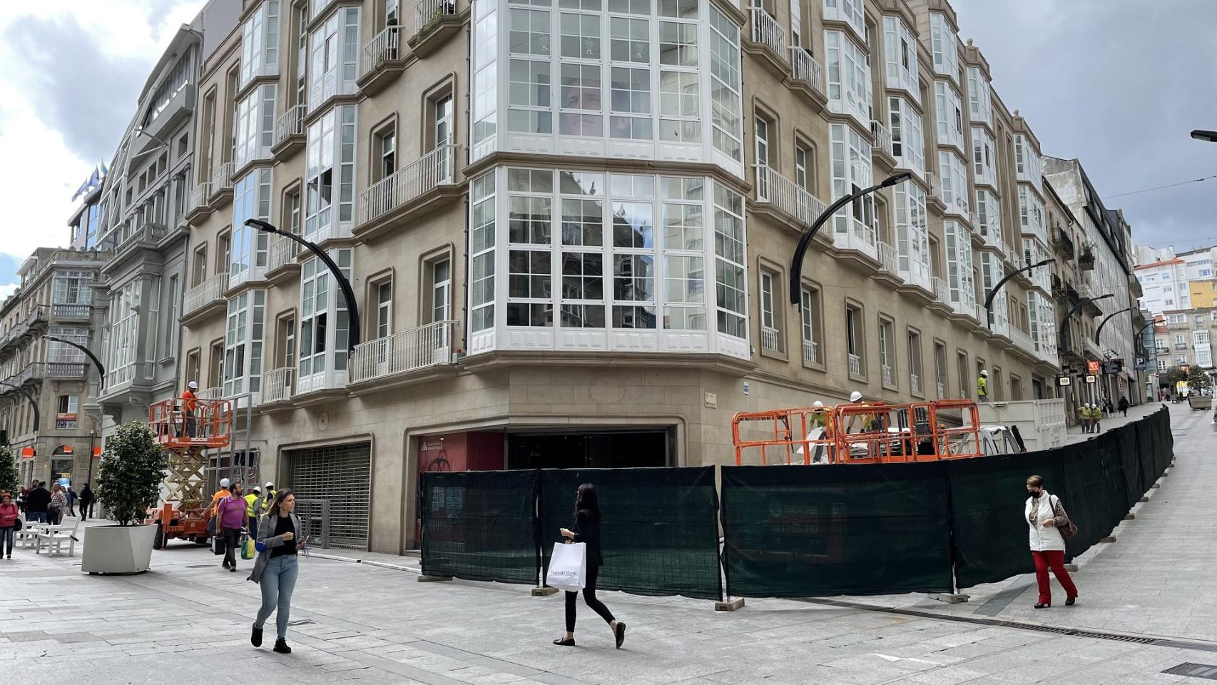 Calle Príncipe, 42, en Vigo.