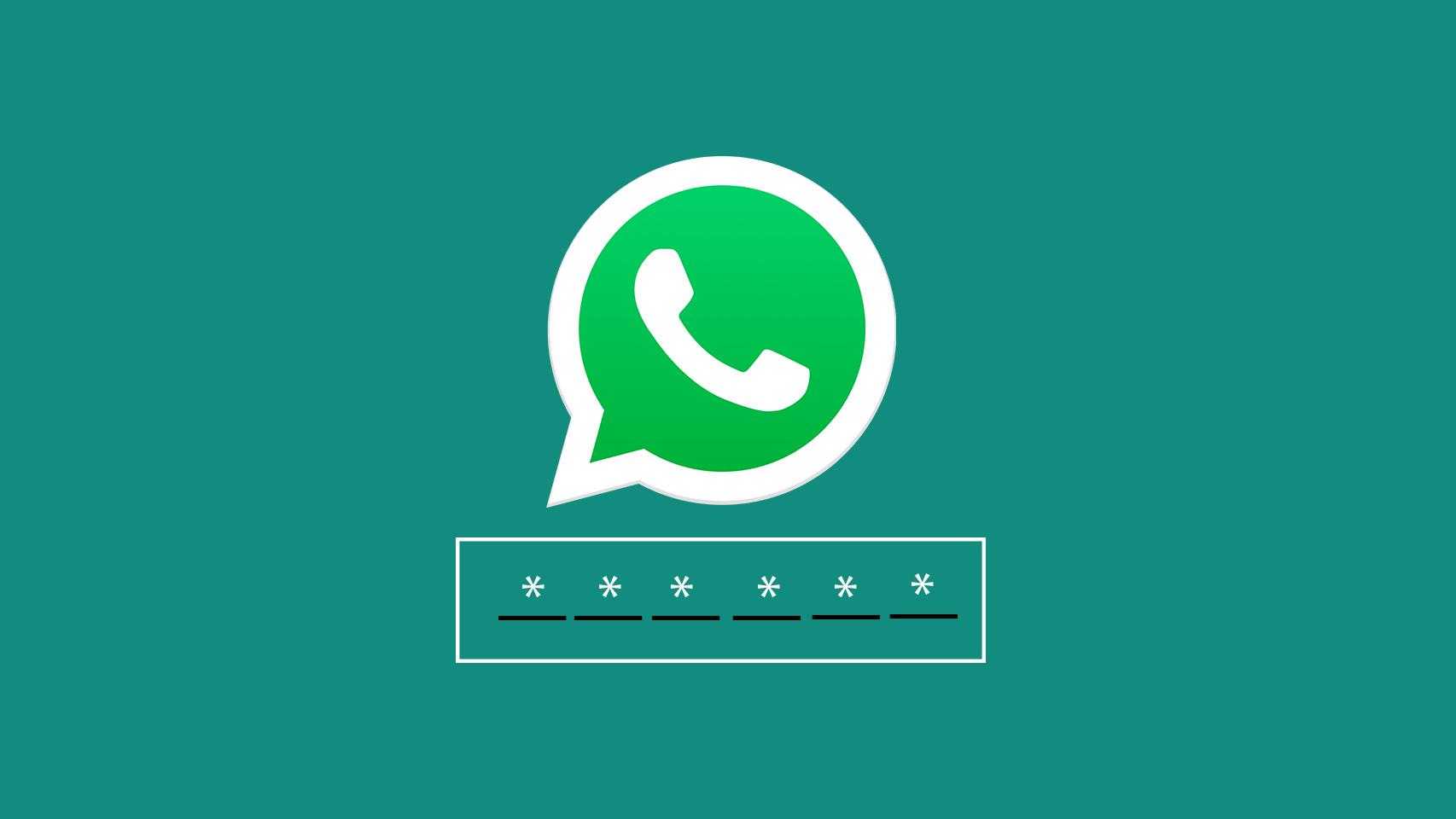 Fotomontaje con el logo de WhatsApp.