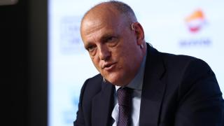 Javier Tebas durante un acto de LaLiga