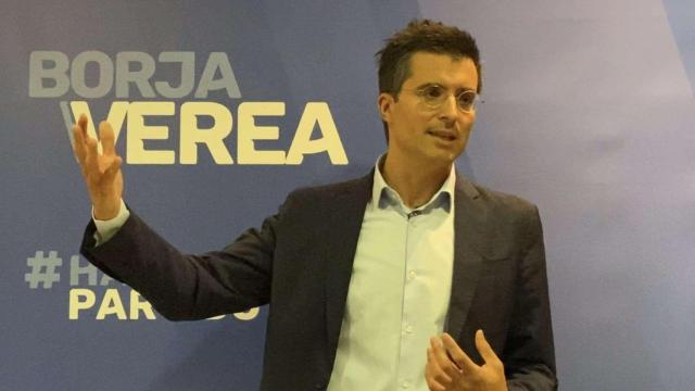 Borja Verea,  presidente del PP de Santiago