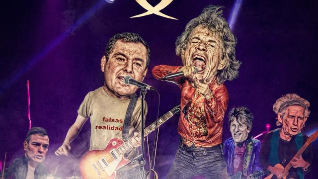 El tiburón bajo sus rémoras.