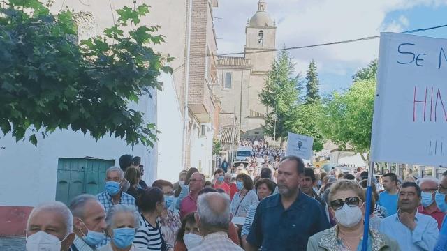 Manifestación en Lumbrales por una sanidad digna