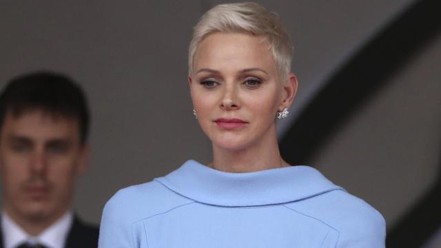 Charlène durante el Grand Prix de Mónaco 2022.