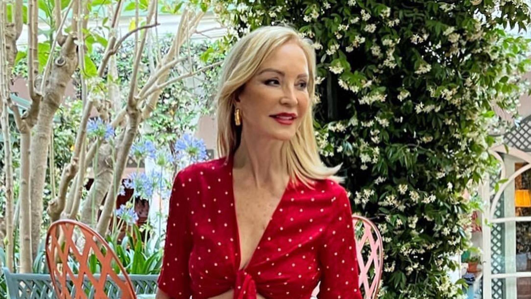 Carmen Lomana en una imagen de sus redes sociales.