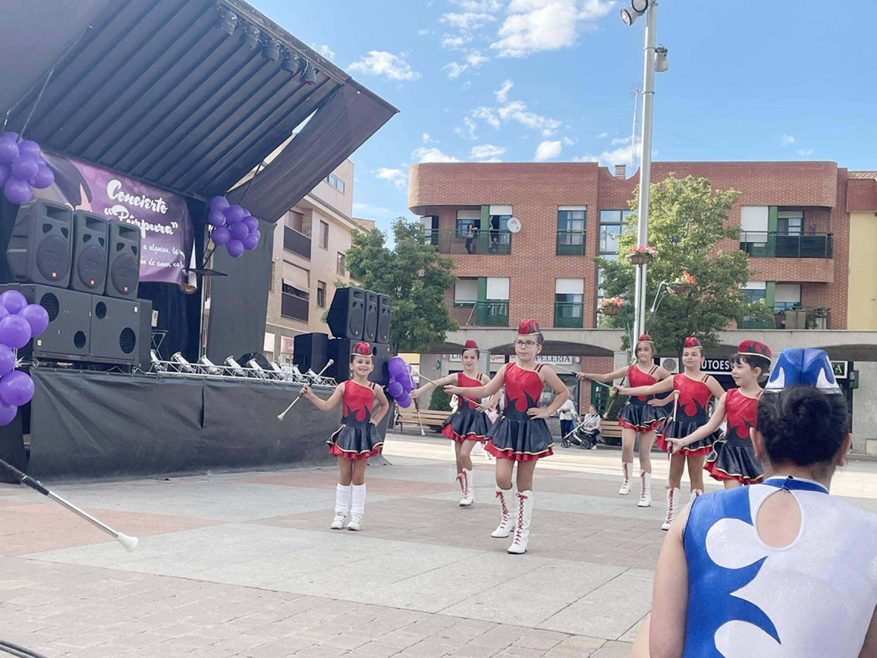 Celebración de la jornada 'Carbajosa por la igualdad', este sábado.