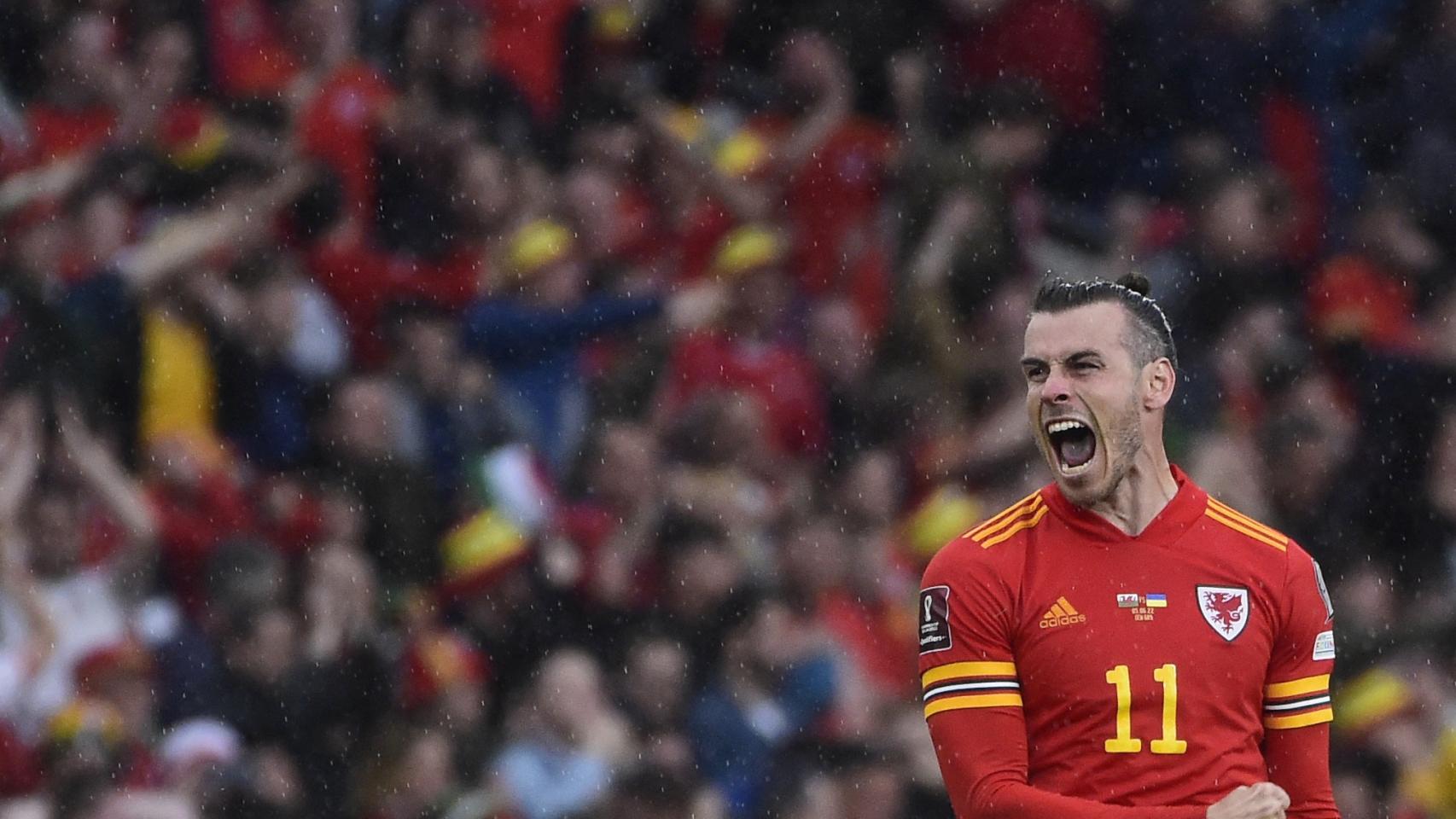 Gareth Bale, tras clasificarse para Qatar 2022.