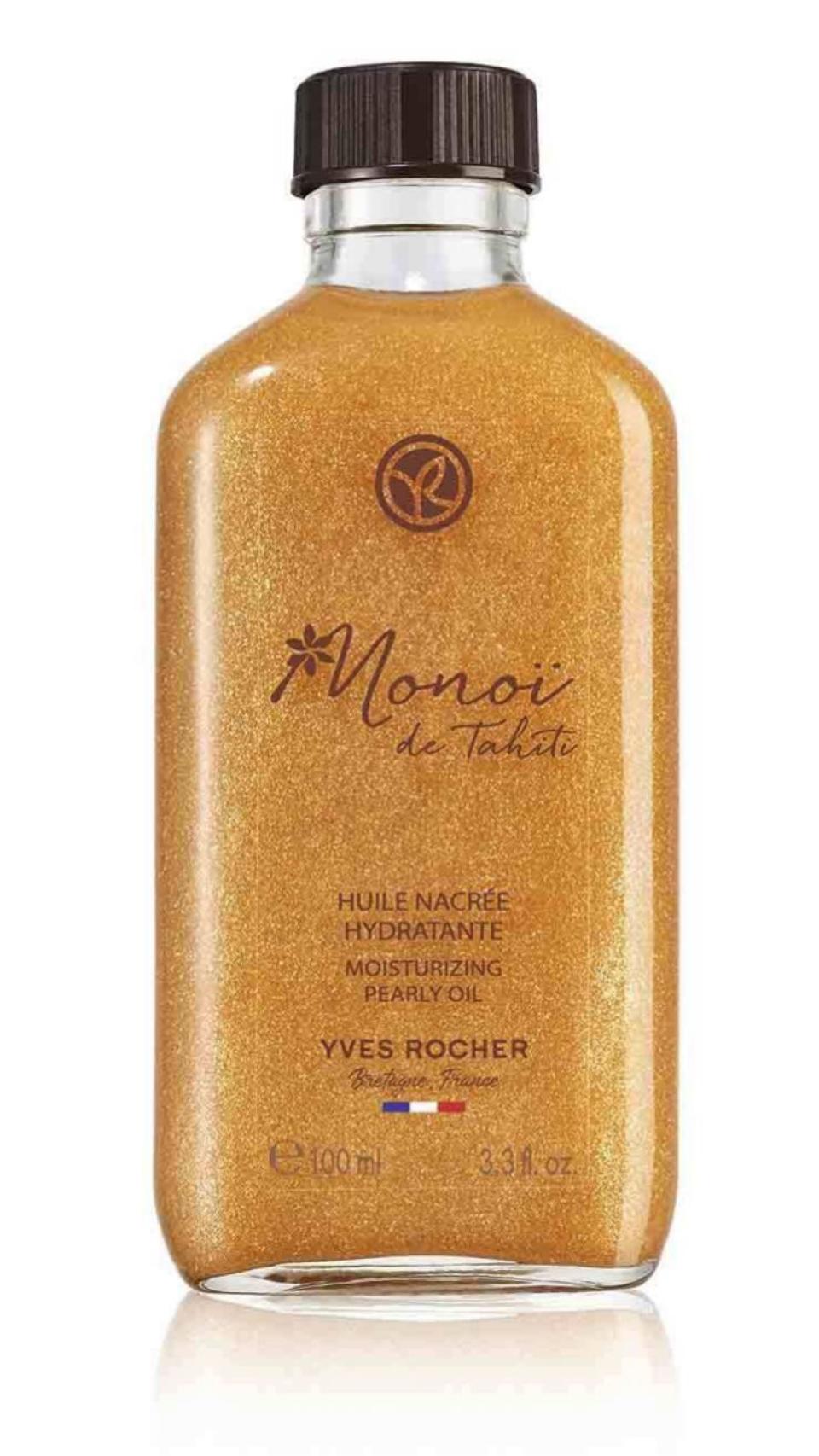 Yves Rocher Monoi de Tahiti.