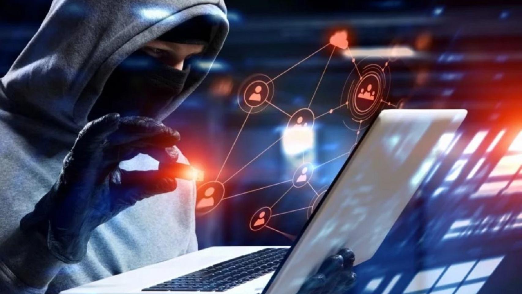 Imagen de un hacker informático.