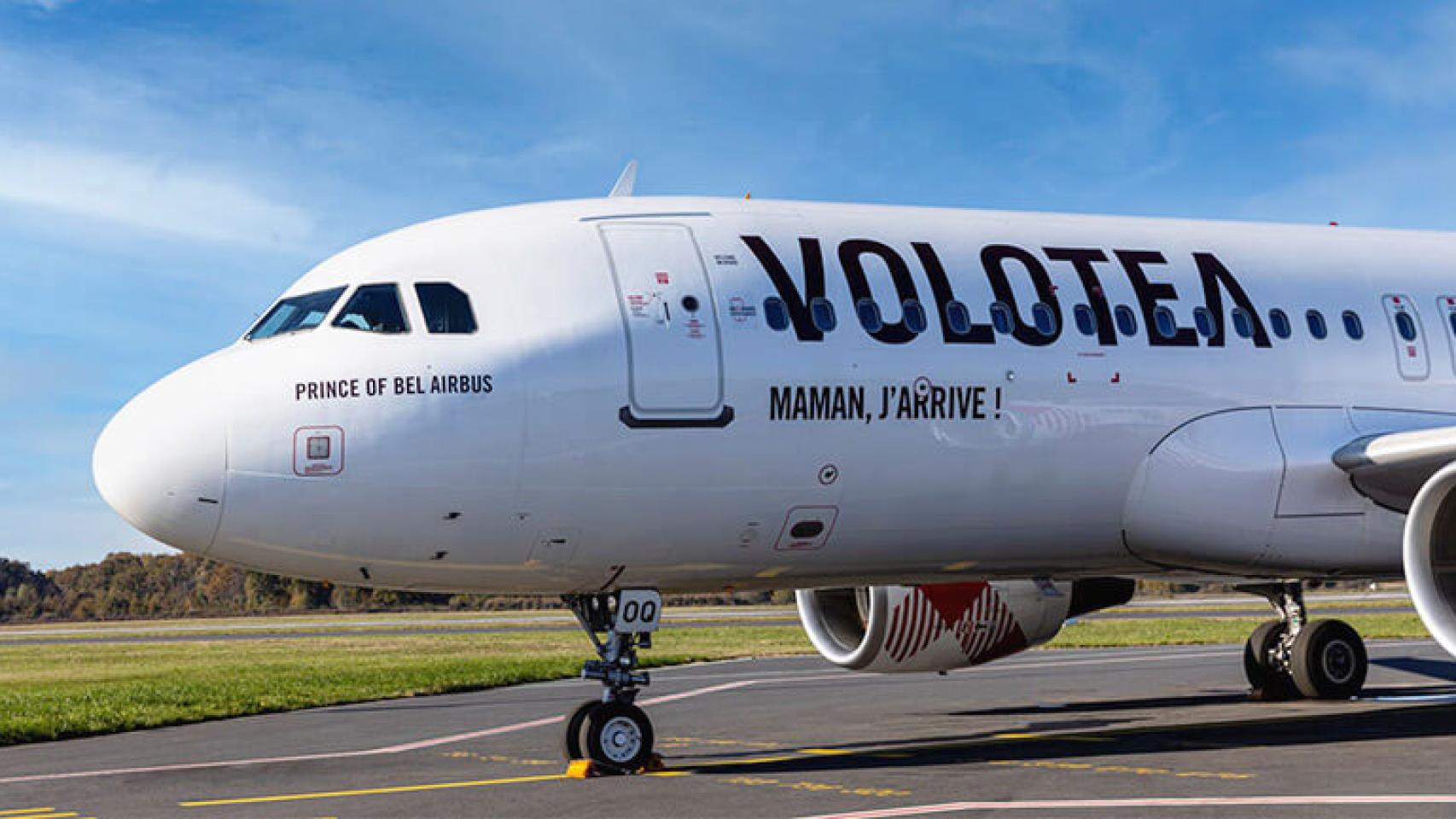 Un Air Bus de la compañía Volotea