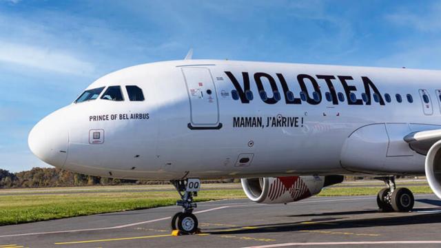 Un Air Bus de la compañía Volotea