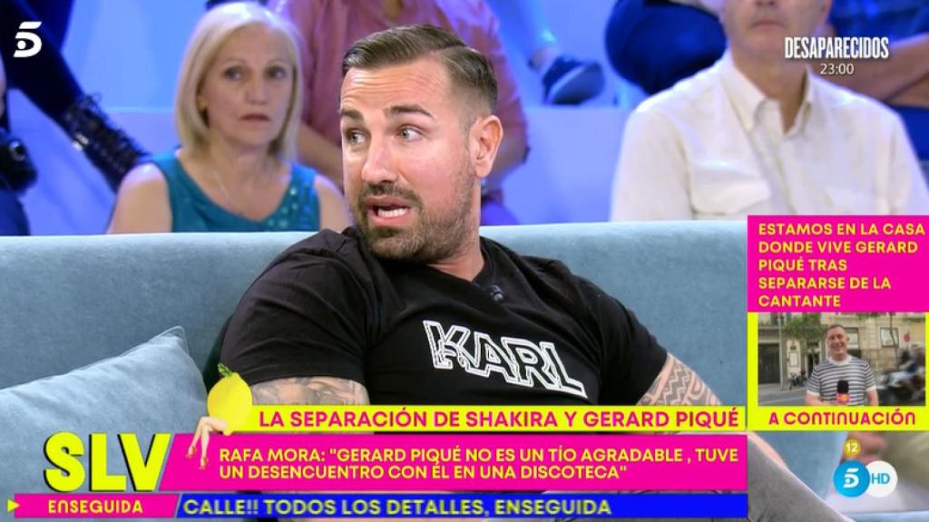 Rafa Mora en 'Sálvame'.