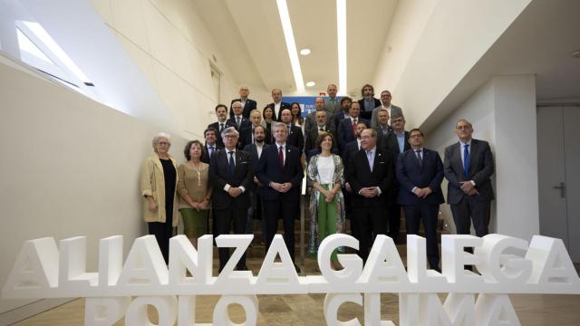 Acto de consolidación de la Alianza Galega polo Clima en Santiago de Compostela.