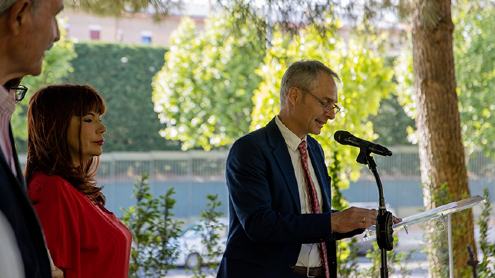 El rector de la Universidad de Salamanca, Ricardo Rivero