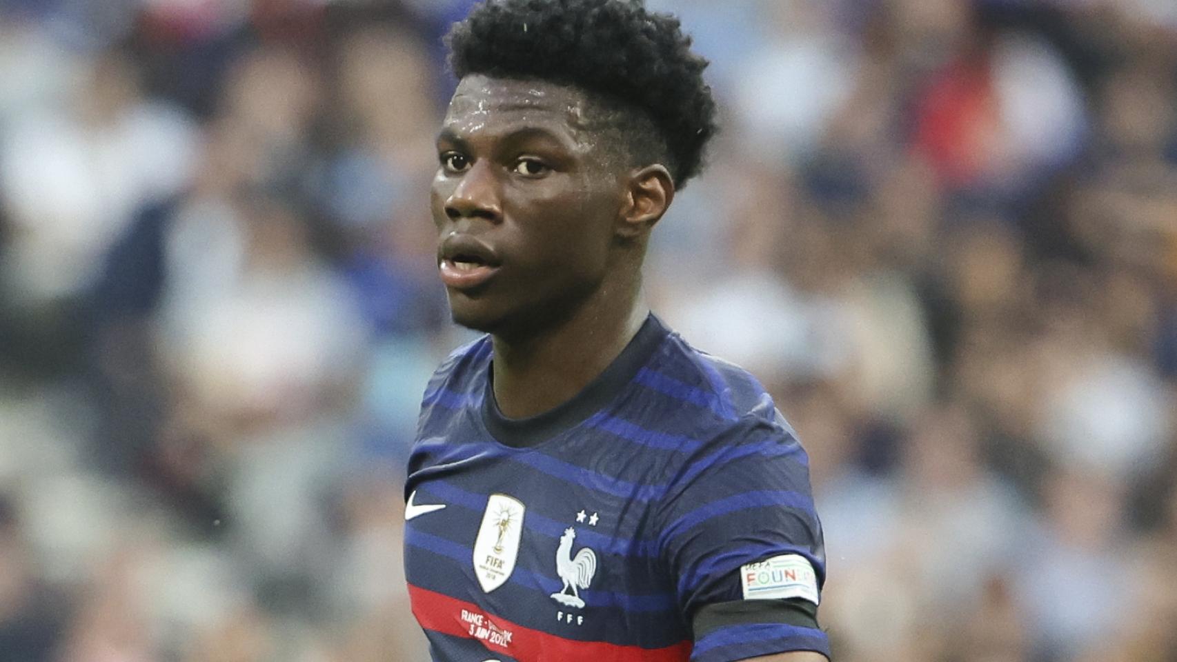 Aurélien Tchouaméni, en un partido de la selección de Francia