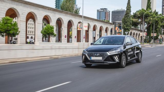 Imagen de archivo de un vehículo de Uber.