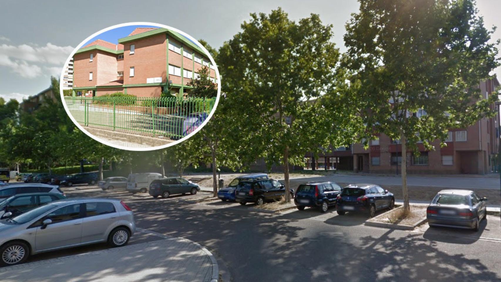 El barrio de Arturo Eyries con el CEIP Jorge Guillén, donde se produjo la agresión