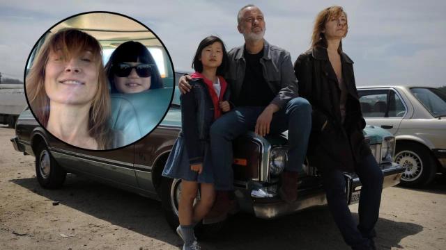 Javier Gutiérrez, Nathalie Poza y Silvia en el cartel promocional de Honeymoon