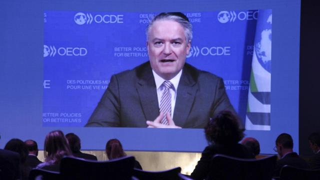 El presidente de la OCDE, Mathias Cormann.