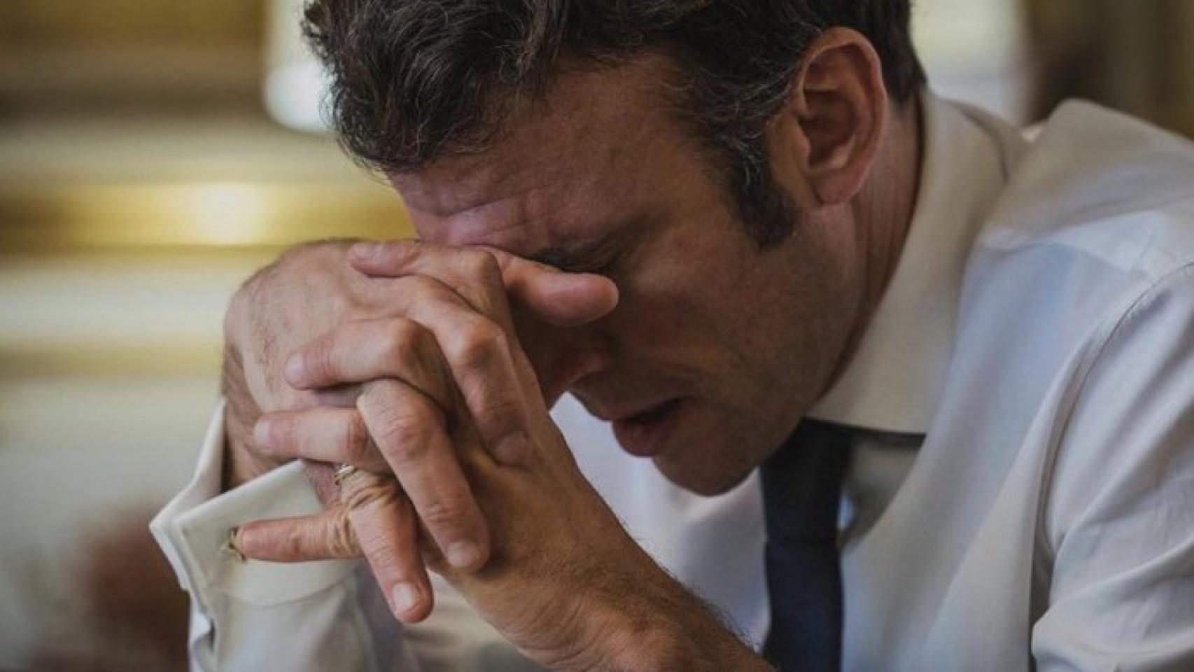 Emmanuel Macron, en una fotografía tomada en su despacho.
