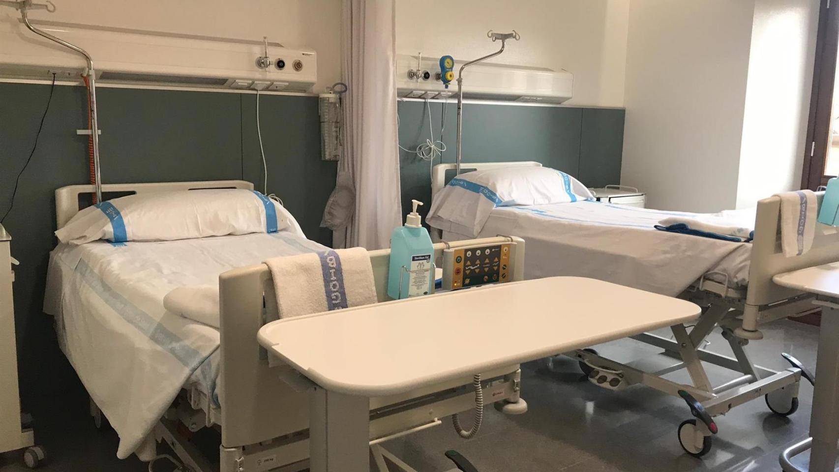 Camas de hospital.