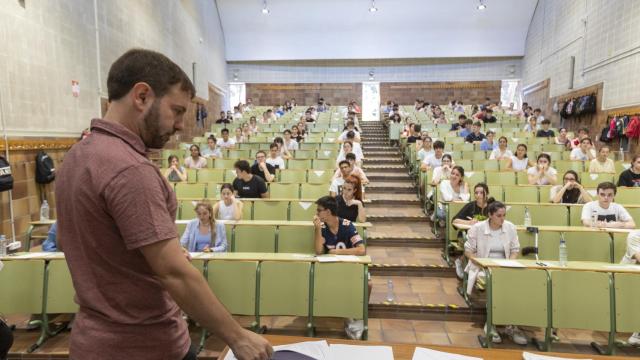 Imagen de archivo de una prueba de la EvAU.