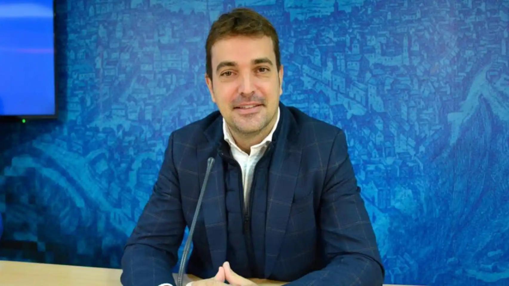 El viceportavoz del equipo de Gobierno del Ayuntamiento de Toledo, Pablo García.