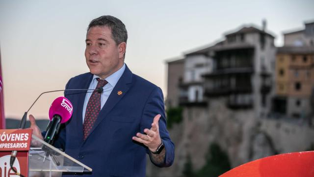 Emiliano García-Page, presidente de Castilla-La Mancha, en una imagen del pasado jueves en Cuenca