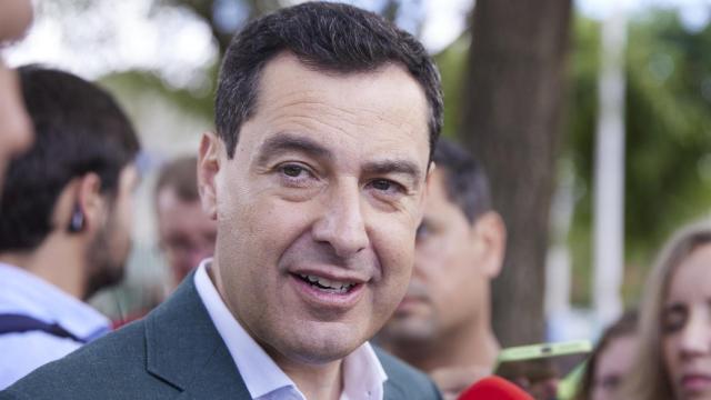 El candidato del PP a la Junta, Juanma Moreno.