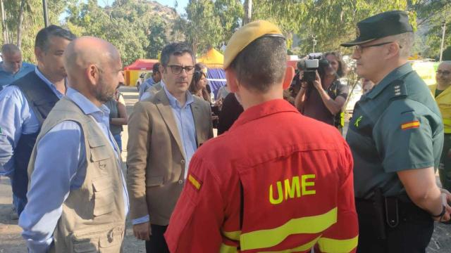 El ministro de Presidencia durante su visita a Málaga.