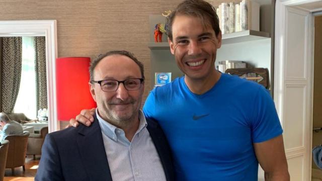 Juan Matjí y Rafa Nadal.