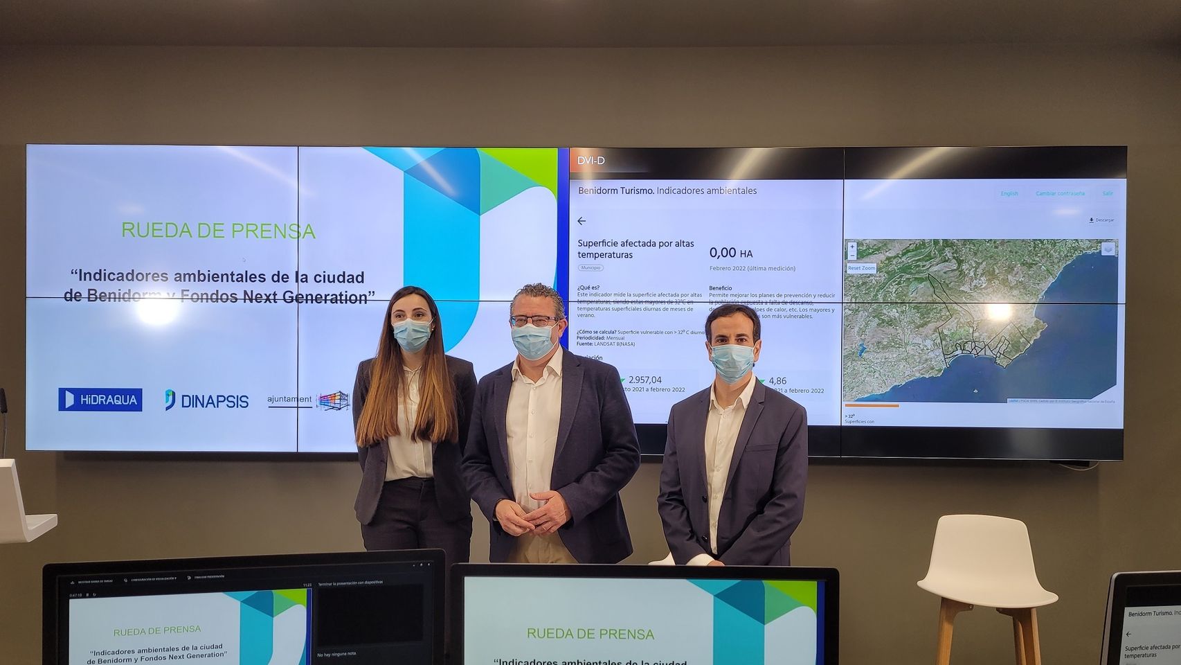 María Tuesta y Antonio Pérez, en un acto reciente en Dinapsis Benidorm.