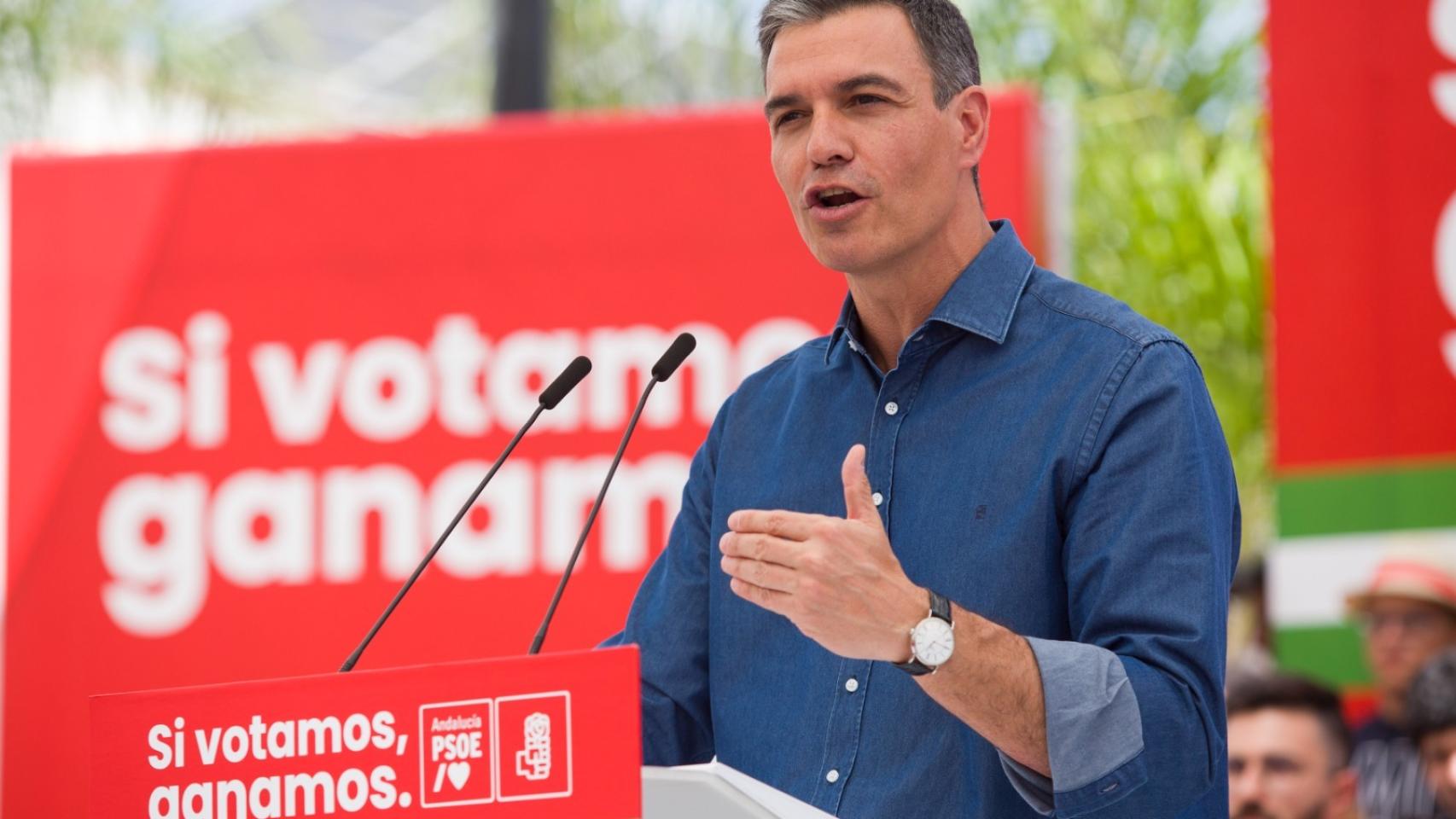 Pedro Sánchez en Cártama.