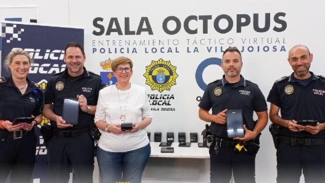 Un momento de la presentación de las impresoras digitales este lunes.