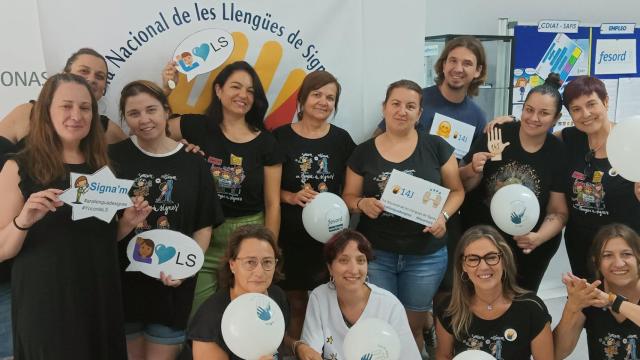 Miembros de Fesord CV este martes.