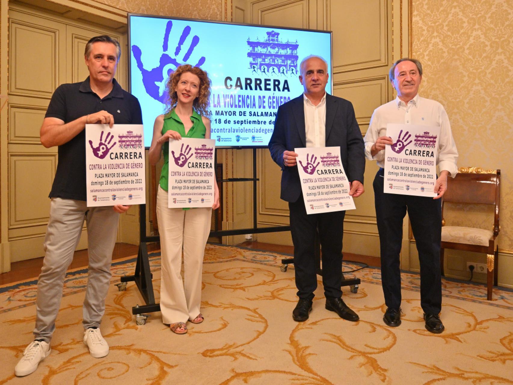Presentación de la V Carrera contra la Violencia de Género en Salamanca