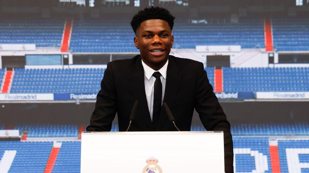 Tchouameni, presentado con el Real Madrid