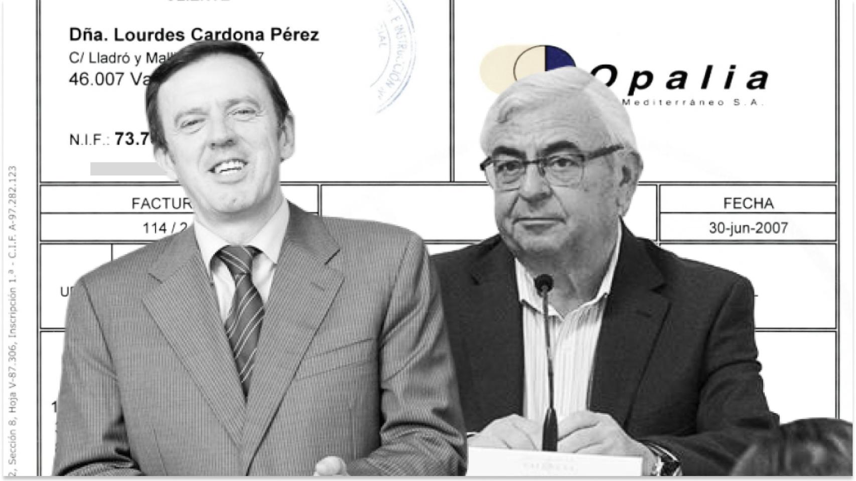 Joan Ignasi Pla junto a José Cataluña.