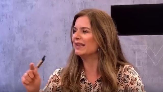 La dirigente del PSOE de Torrevieja, Myriam Ghersi, durante la tertulia.