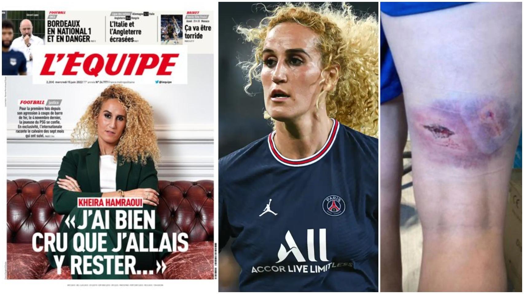 Kheira Hamraoui habla en L'Équipe