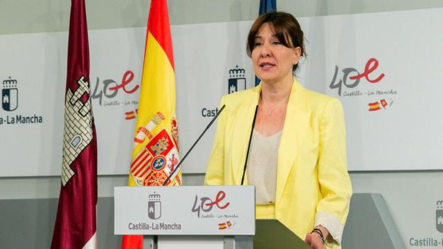 Blanca Fernández este miércoles en Toledo.