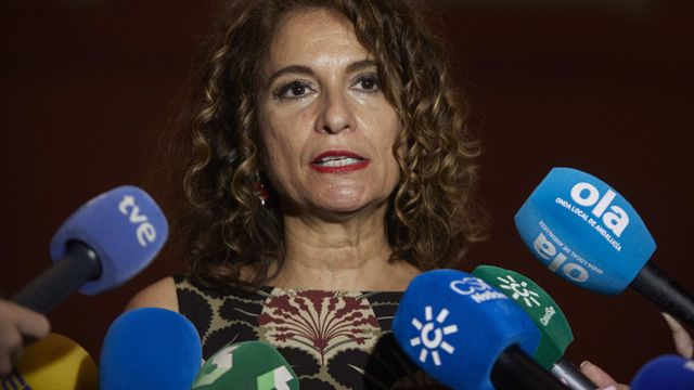 María Jesús Montero, ministra de Hacienda y Función Pública, en Sevilla, este miércoles.