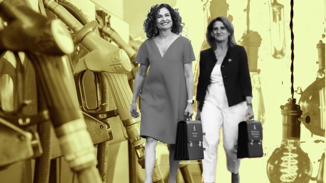 María Jesús Montero, ministra de Hacienda, y Teresa Ribera, vicepresidenta tercera y responsable de Transición Ecológica..