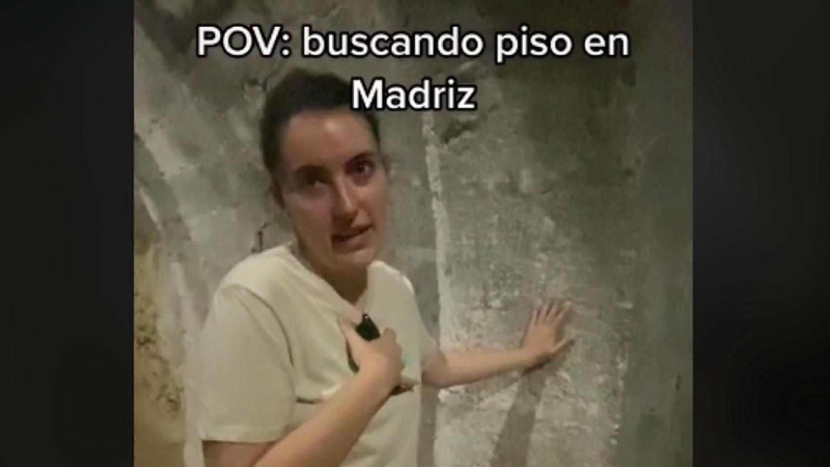 Captura del vídeo que se ha hecho viral en TikTok.