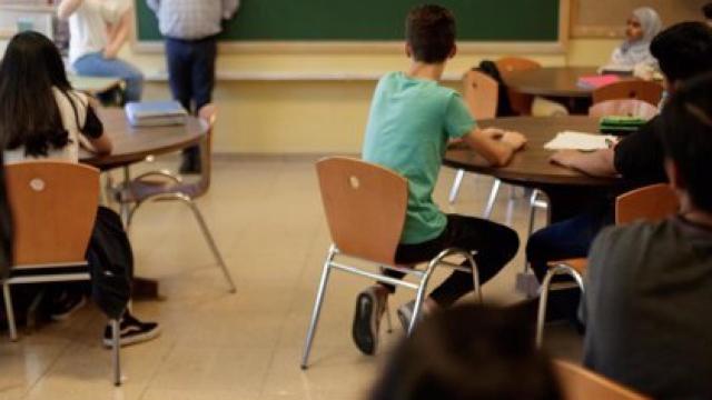 Alumnos en una clase.