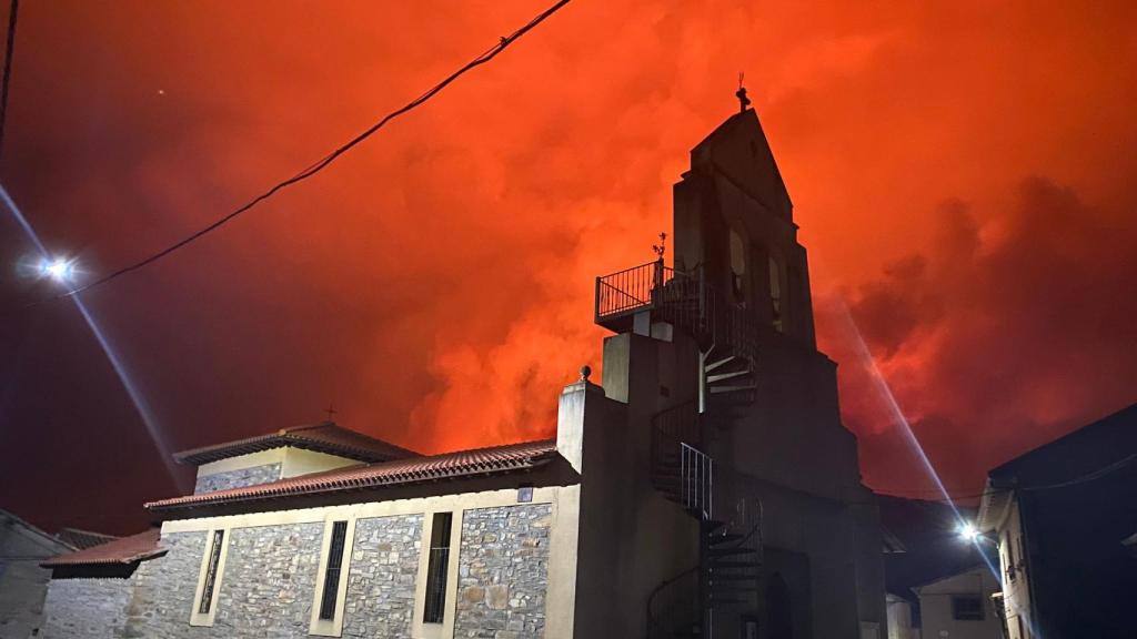 El incendio en Ferreras de Arriba