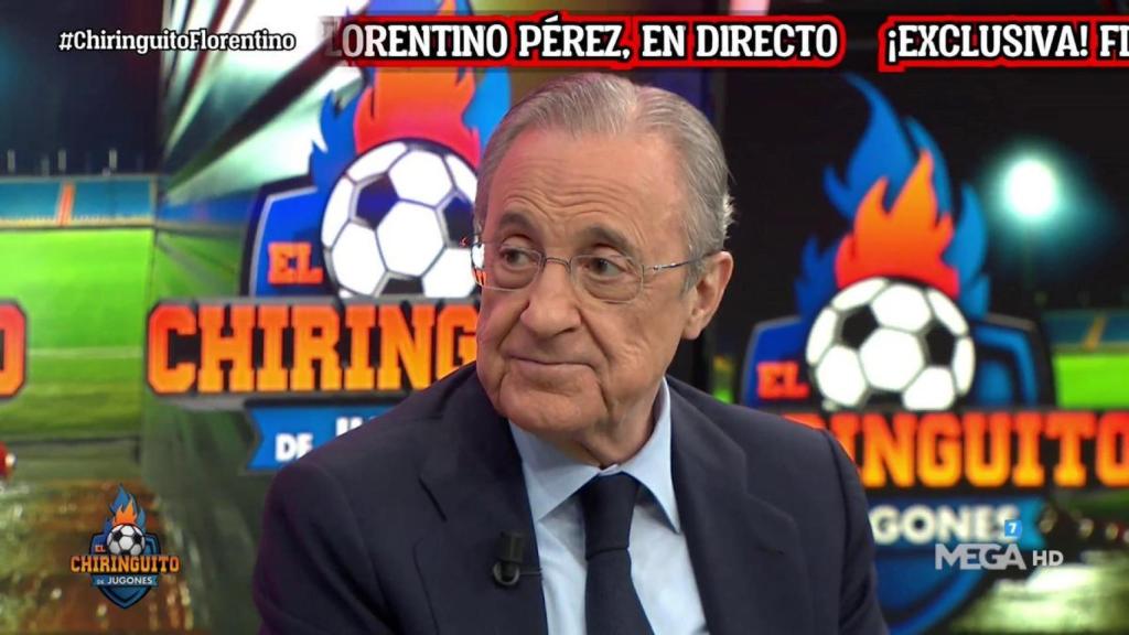 Florentino Pérez, en El Chiringuito de Jugones