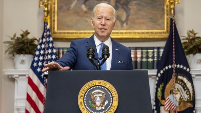 El presidente de Estados Unidos, Joe Biden, en la Casa Blanca.