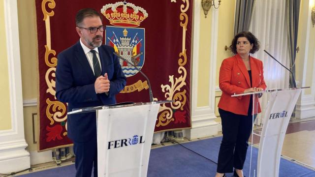 El alcalde de Ferrol y la subdelegada del Gobierno en Galicia